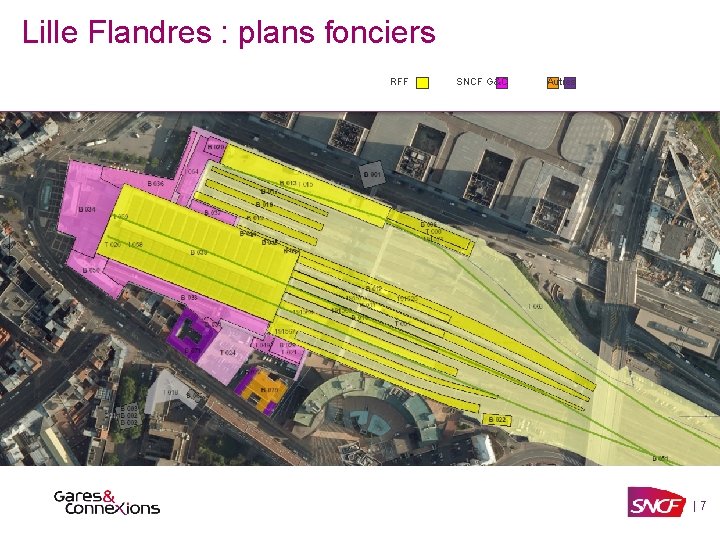 Lille Flandres : plans fonciers RFF SNCF G&C Autres | 7 