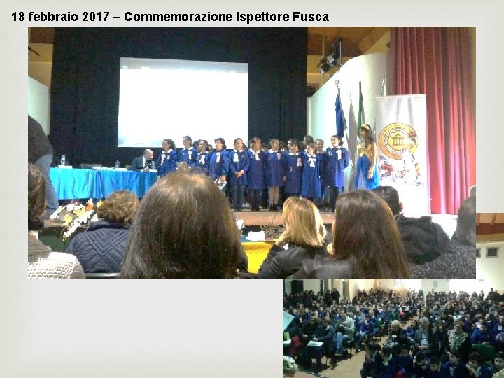 18 febbraio 2017 – Commemorazione Ispettore Fusca 