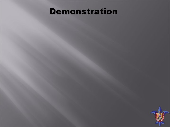 Demonstration 