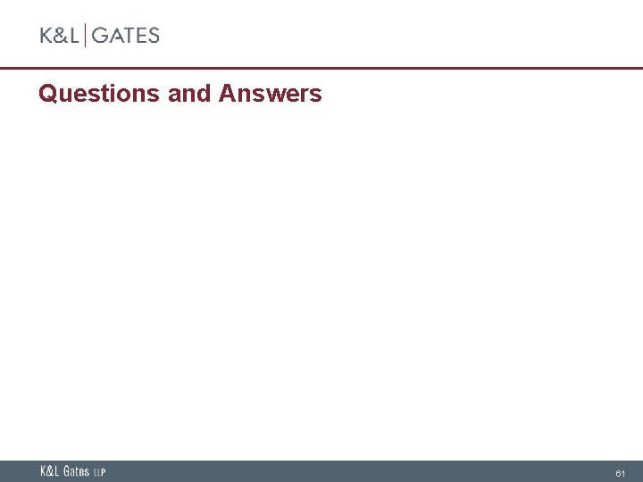 Questions and Answers 61 