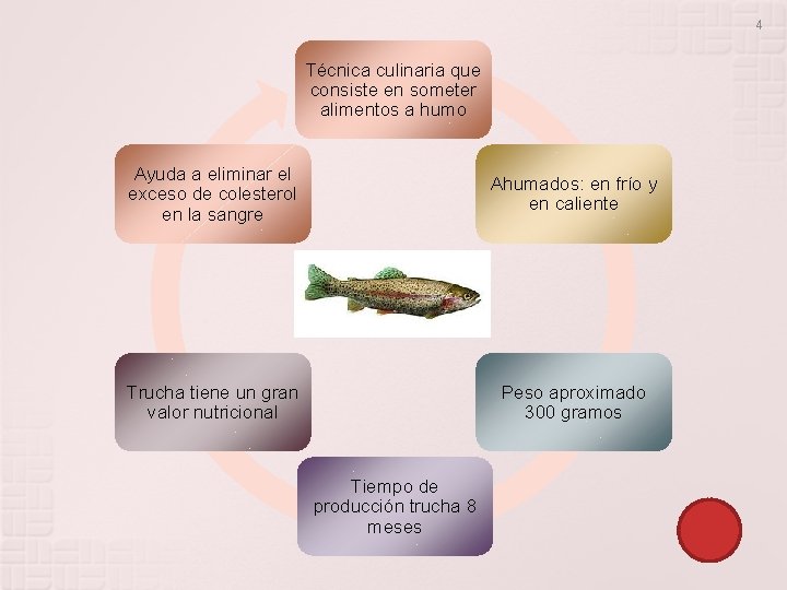 4 Técnica culinaria que consiste en someter alimentos a humo Ayuda a eliminar el