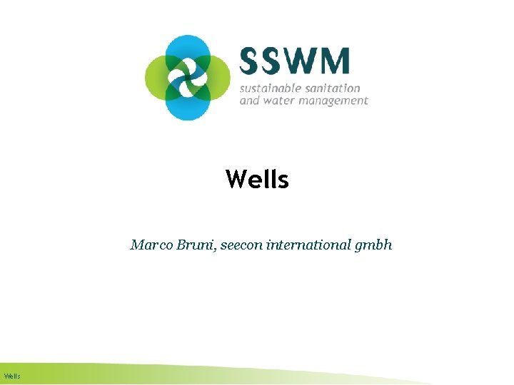 Wells Marco Bruni, seecon international gmbh Wells 