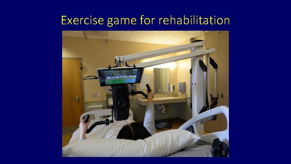 Exercise game for rehabilitation 