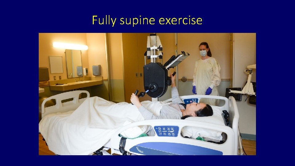 Fully supine exercise 