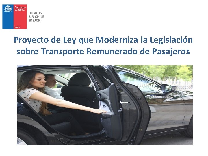 Proyecto de Ley que Moderniza la Legislación sobre Transporte Remunerado de Pasajeros 