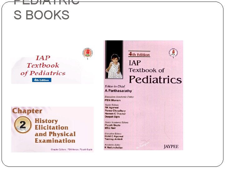 PEDIATRIC S BOOKS 