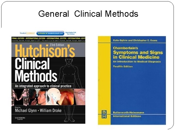 General Clinical Methods 