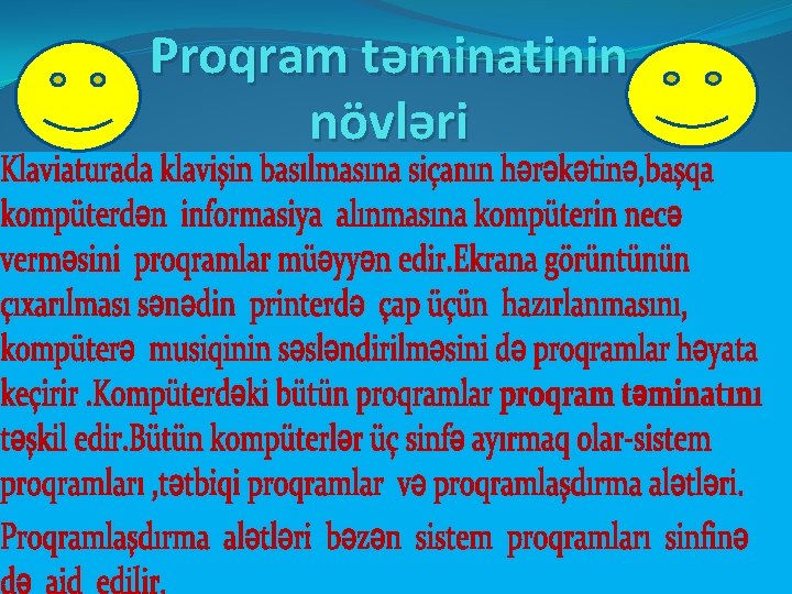 Proqram təminatinin növləri 