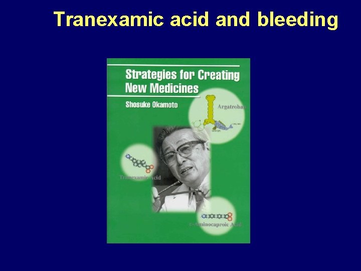 Tranexamic acid and bleeding 