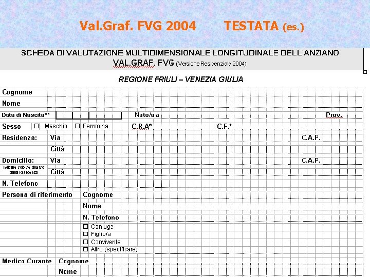 Val. Graf. FVG 2004 TESTATA (es. ) 