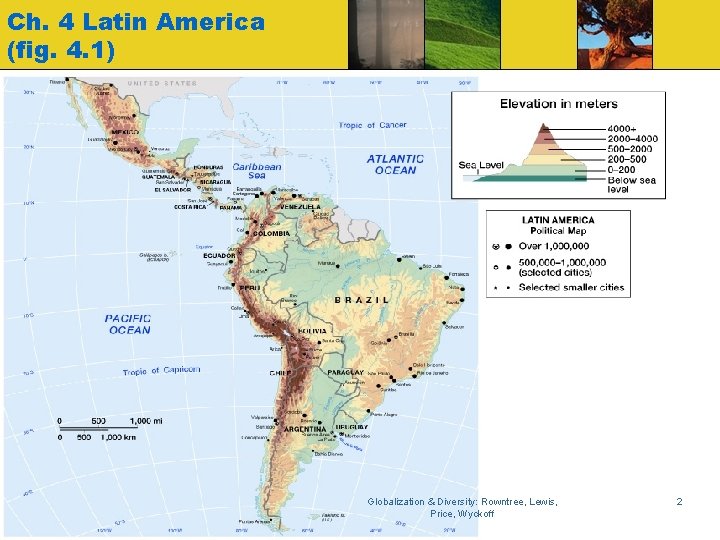 Ch. 4 Latin America (fig. 4. 1) Globalization & Diversity: Rowntree, Lewis, Price, Wyckoff