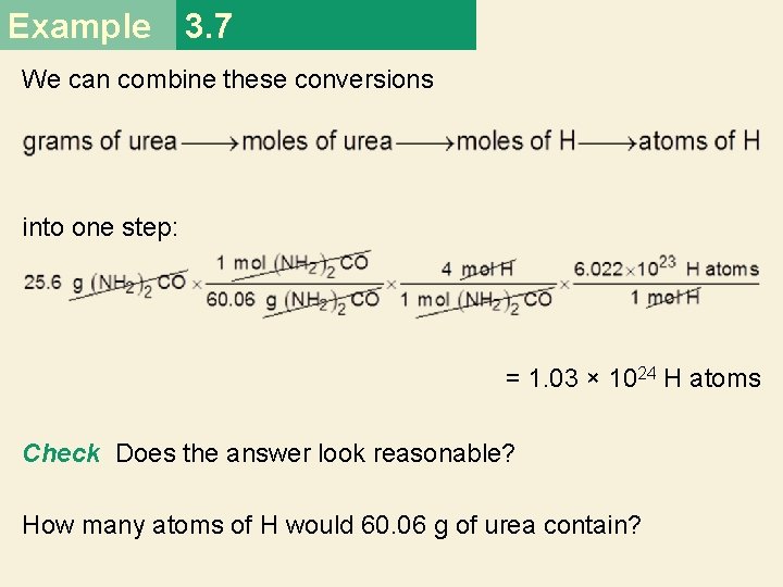 Example 3. 7 We can combine these conversions into one step: = 1. 03