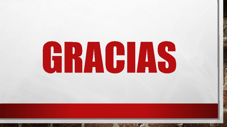 GRACIAS 