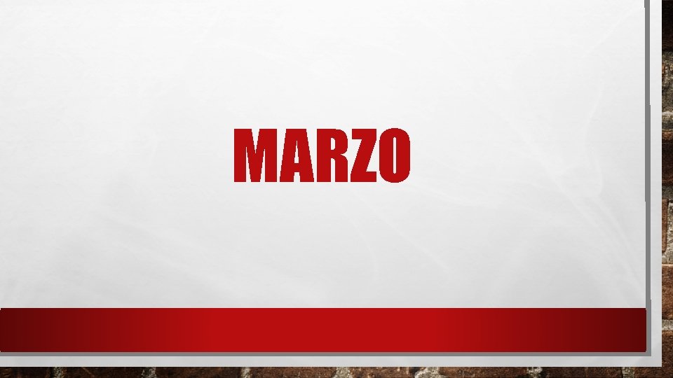 MARZO 