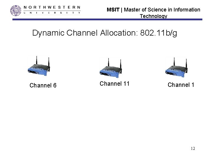 MSIT | Master of Science in Information Technology Dynamic Channel Allocation: 802. 11 b/g MSIT | Master of Science in Information Technology Dynamic Channel Allocation: 802. 11 b/g