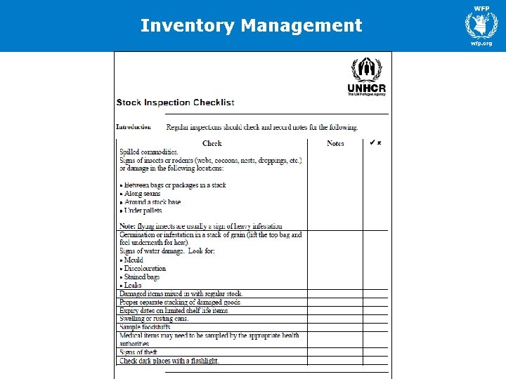 Inventory Management 