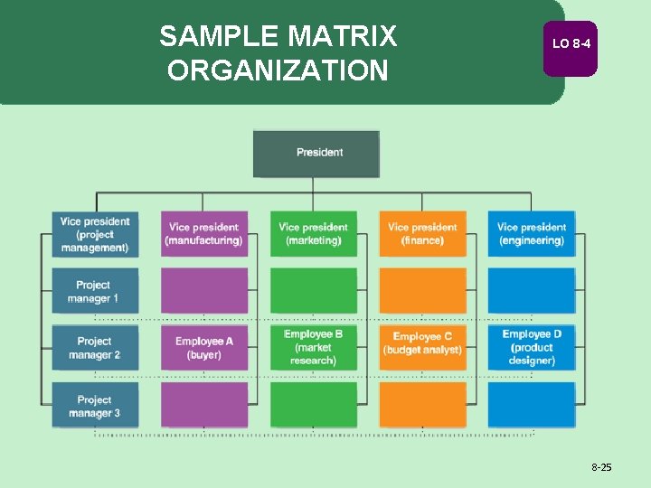 SAMPLE MATRIX ORGANIZATION LO 8 -4 8 -25 