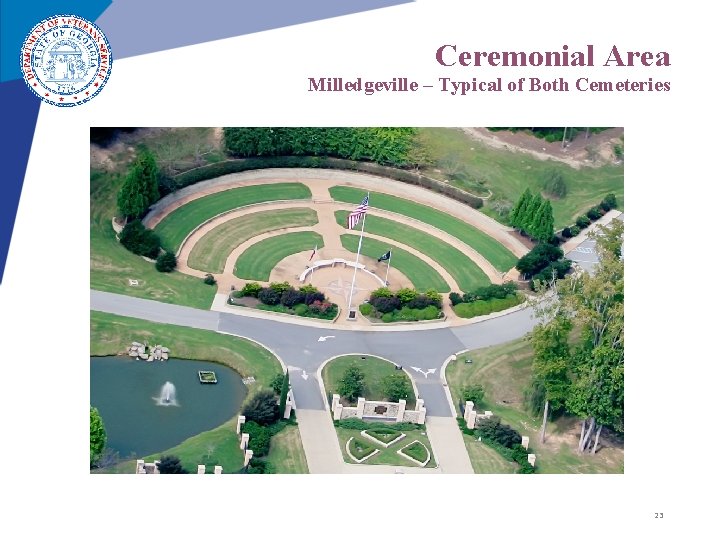 Ceremonial Area Milledgeville – Typical of Both Cemeteries 23 Ceremonial Area Milledgeville – Typical of Both Cemeteries 23