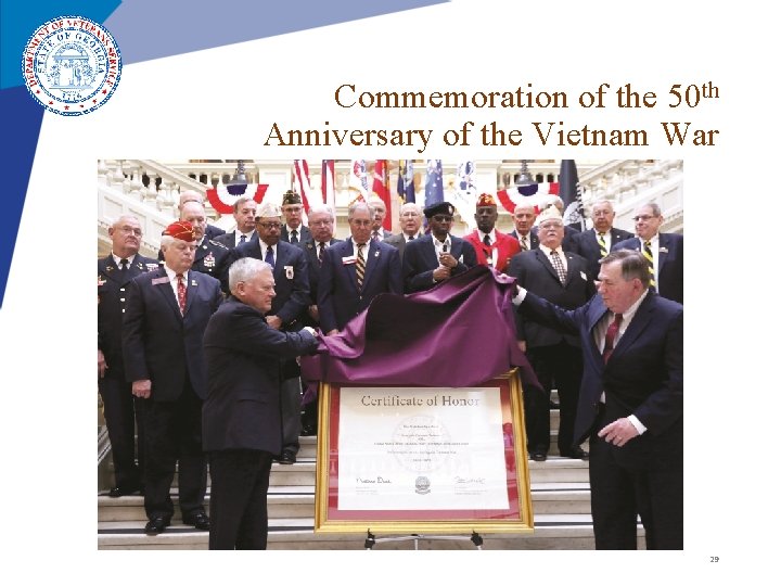 Commemoration of the 50 th Anniversary of the Vietnam War 29 Commemoration of the 50 th Anniversary of the Vietnam War 29