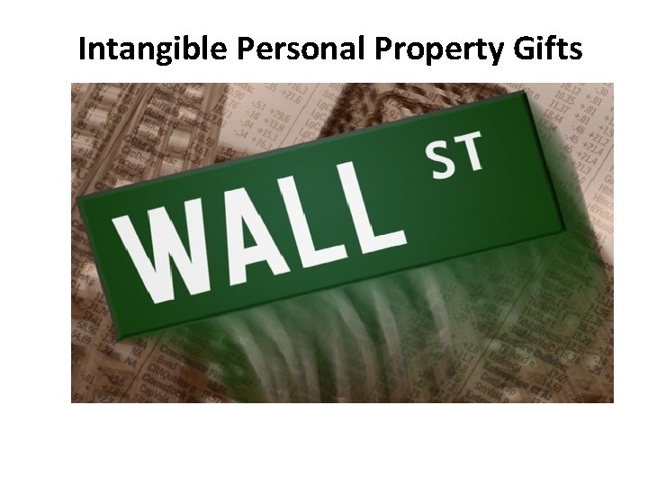 Intangible Personal Property Gifts 14 