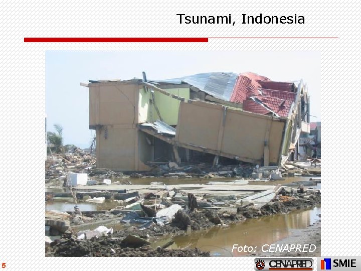 Tsunami, Indonesia Foto: CENAPRED 5 SMIE 