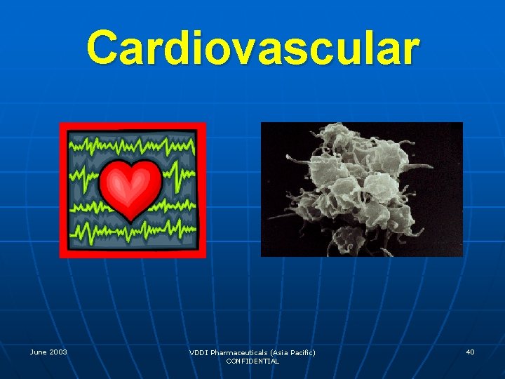 Cardiovascular June 2003 VDDI Pharmaceuticals (Asia Pacific) CONFIDENTIAL 40 
