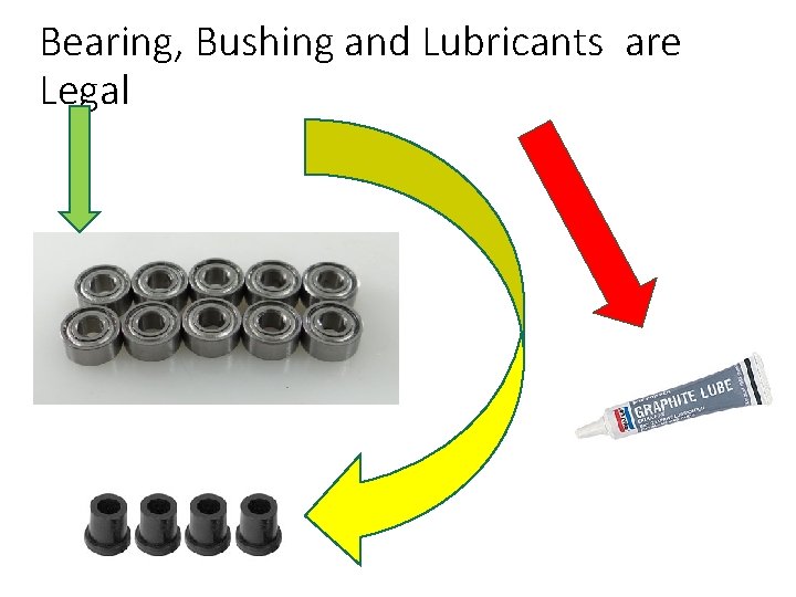 Bearing, Bushing and Lubricants are Legal 