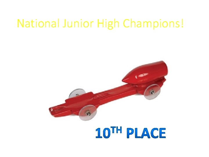 National Junior High Champions! 