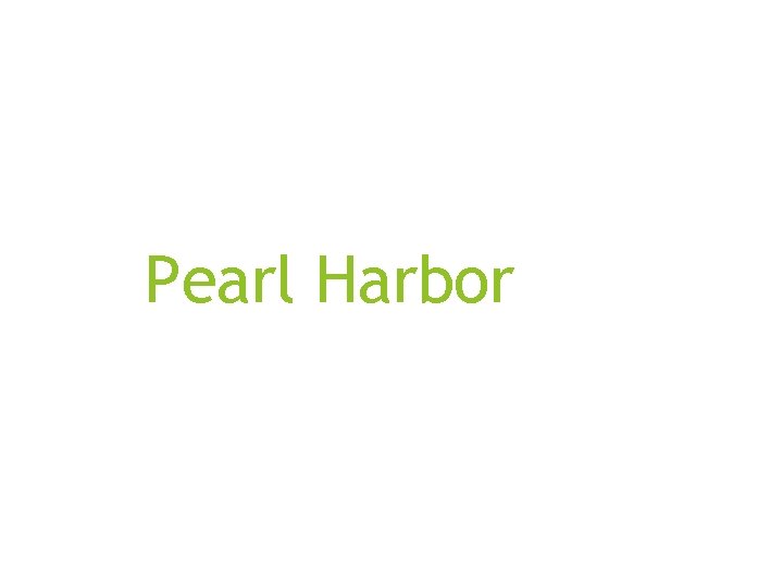 Pearl Harbor 