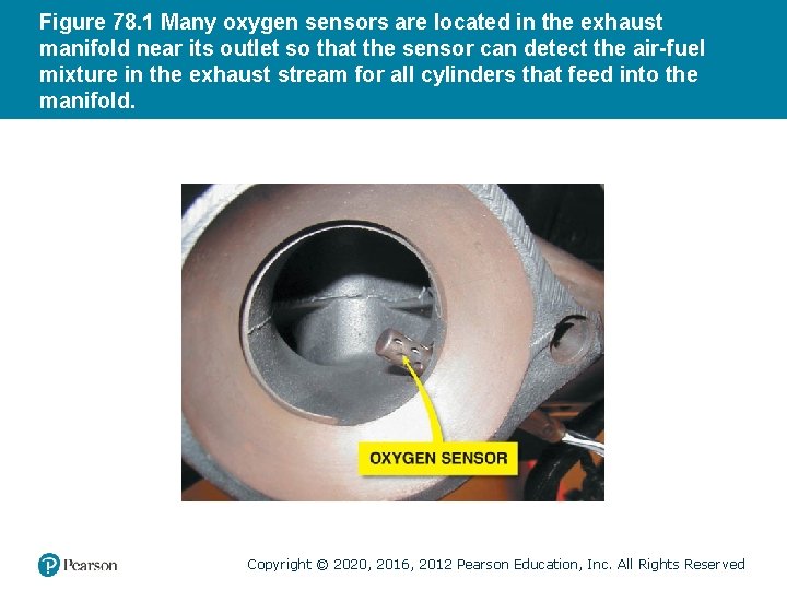 Figure 78. 1 Many oxygen sensors are located in the exhaust manifold near its