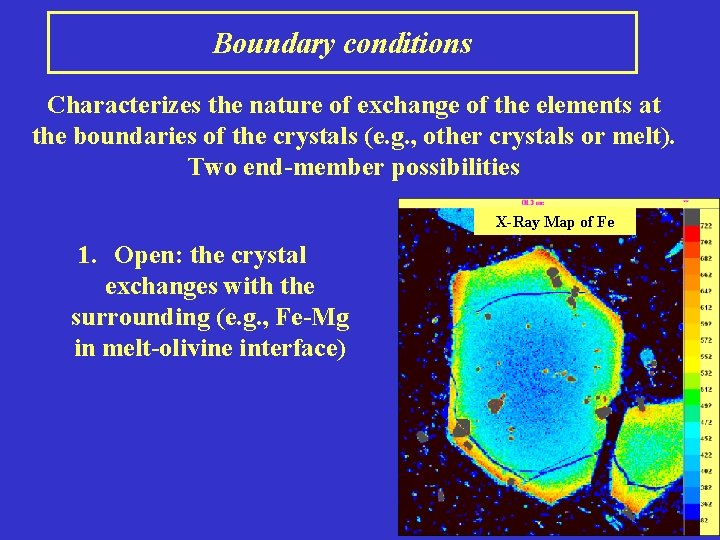 Boundary conditions Characterizes the nature of exchange of the elements at the boundaries of