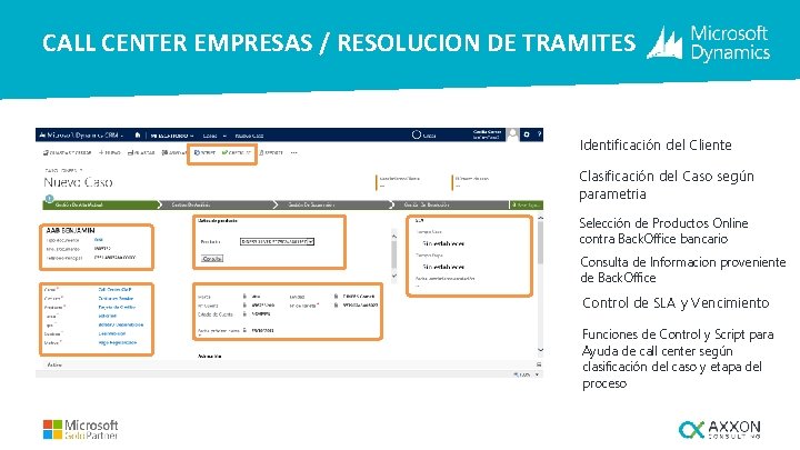 CALL CENTER EMPRESAS / RESOLUCION DE TRAMITES Identificación del Cliente Clasificación del Caso según