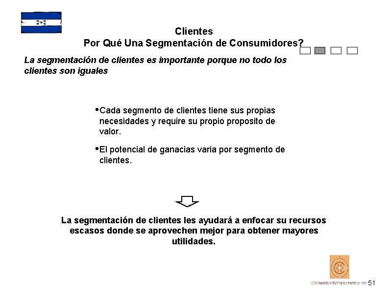 Clientes Por Qué Una Segmentación de Consumidores? La segmentación de clientes es importante porque