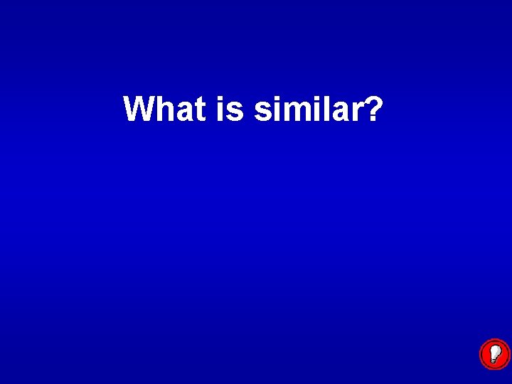 What is similar? 
