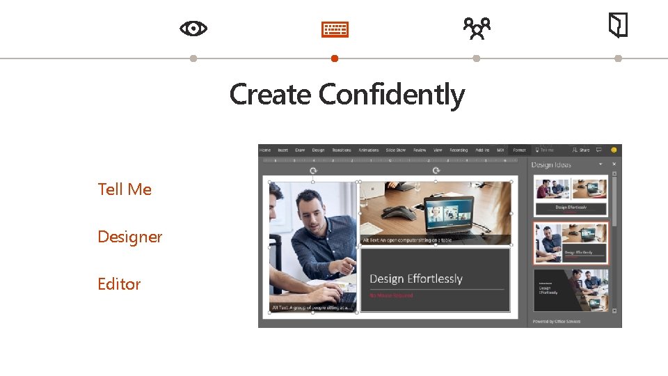 Create Confidently Tell Me Designer Editor 