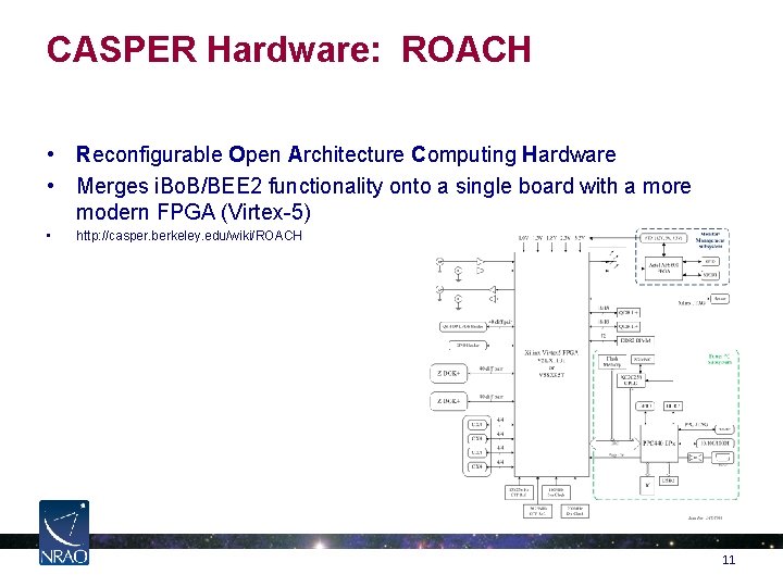 CASPER Hardware: ROACH • Reconfigurable Open Architecture Computing Hardware • Merges i. Bo. B/BEE