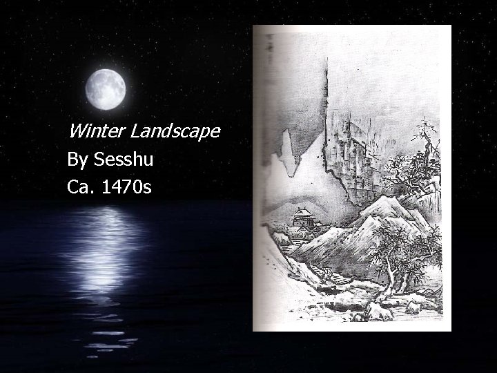 Winter Landscape By Sesshu Ca. 1470 s 