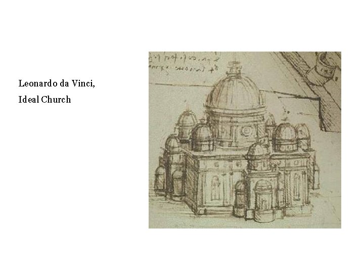 Leonardo da Vinci, Ideal Church 