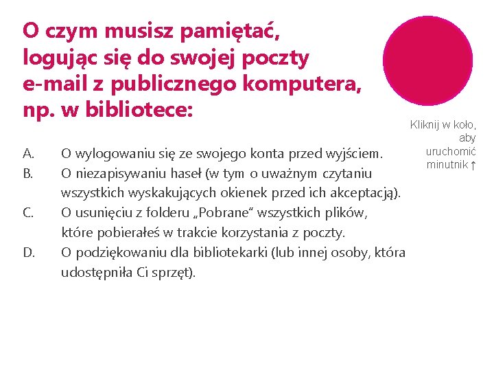 O czym musisz pamiętać, logując się do swojej poczty e-mail z publicznego komputera, np.