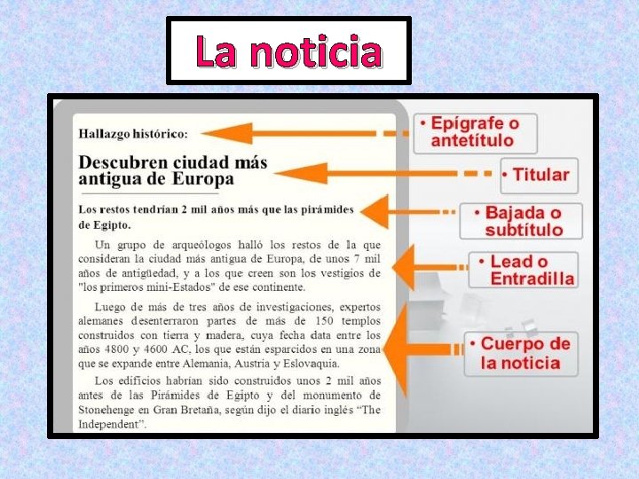 La noticia 