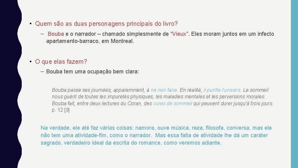  • Quem são as duas personagens principais do livro? – Bouba e o