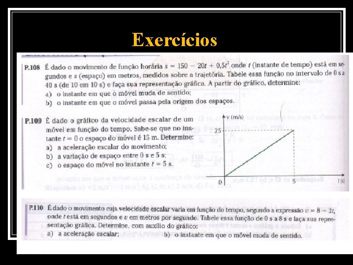 Exercícios Exercícios