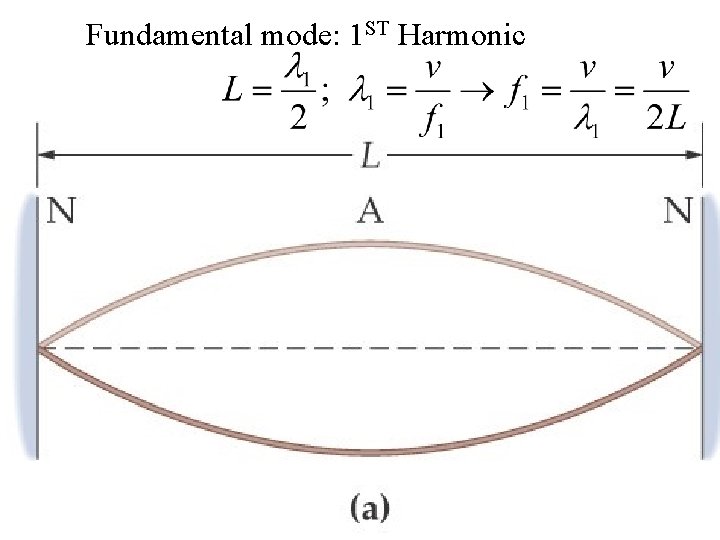 Fundamental mode: 1 ST Harmonic Fundamental mode: 1 ST Harmonic