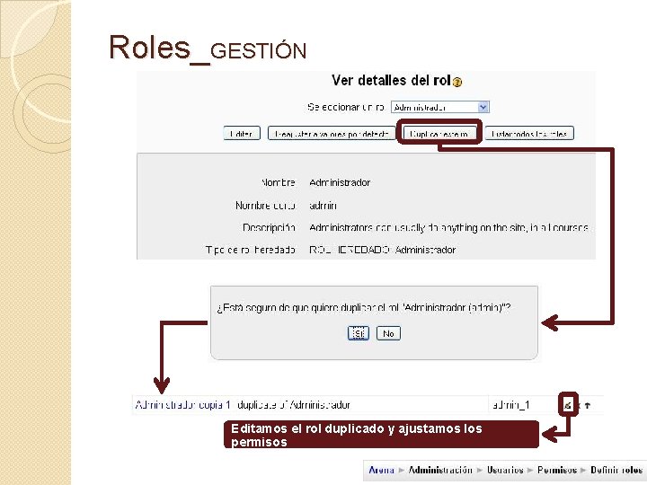 Roles_GESTIÓN Editamos el rol duplicado y ajustamos los permisos Roles_GESTIÓN Editamos el rol duplicado y ajustamos los permisos