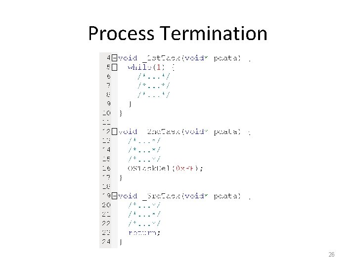 Process Termination 26 