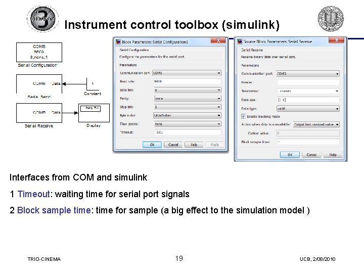 Instrument control toolbox (simulink) Interfaces from COM and simulink 1 Timeout: waiting time for Instrument control toolbox (simulink) Interfaces from COM and simulink 1 Timeout: waiting time for