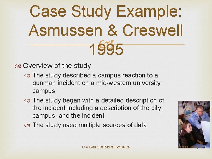 case study definition creswell