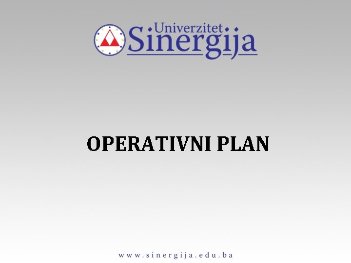 OPERATIVNI PLAN 