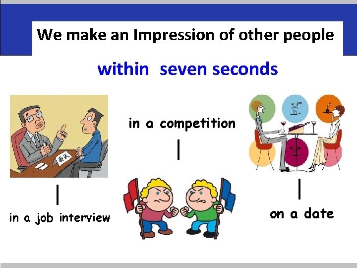 You want to give others good impression, We make an Impression of other people