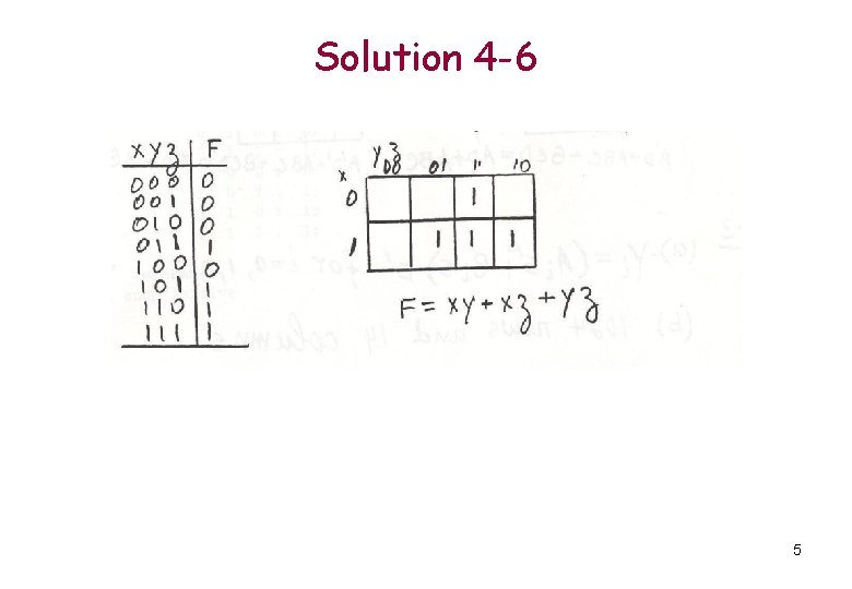 Solution 4 -6 5 